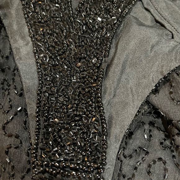 Laurence Kazar Vintage Beaded Dress & Jacket - Picture 13 of 14